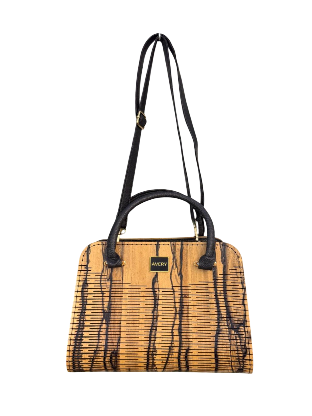 AVERY Handtasche ca. 27 x 20cm Braun und Schwarz