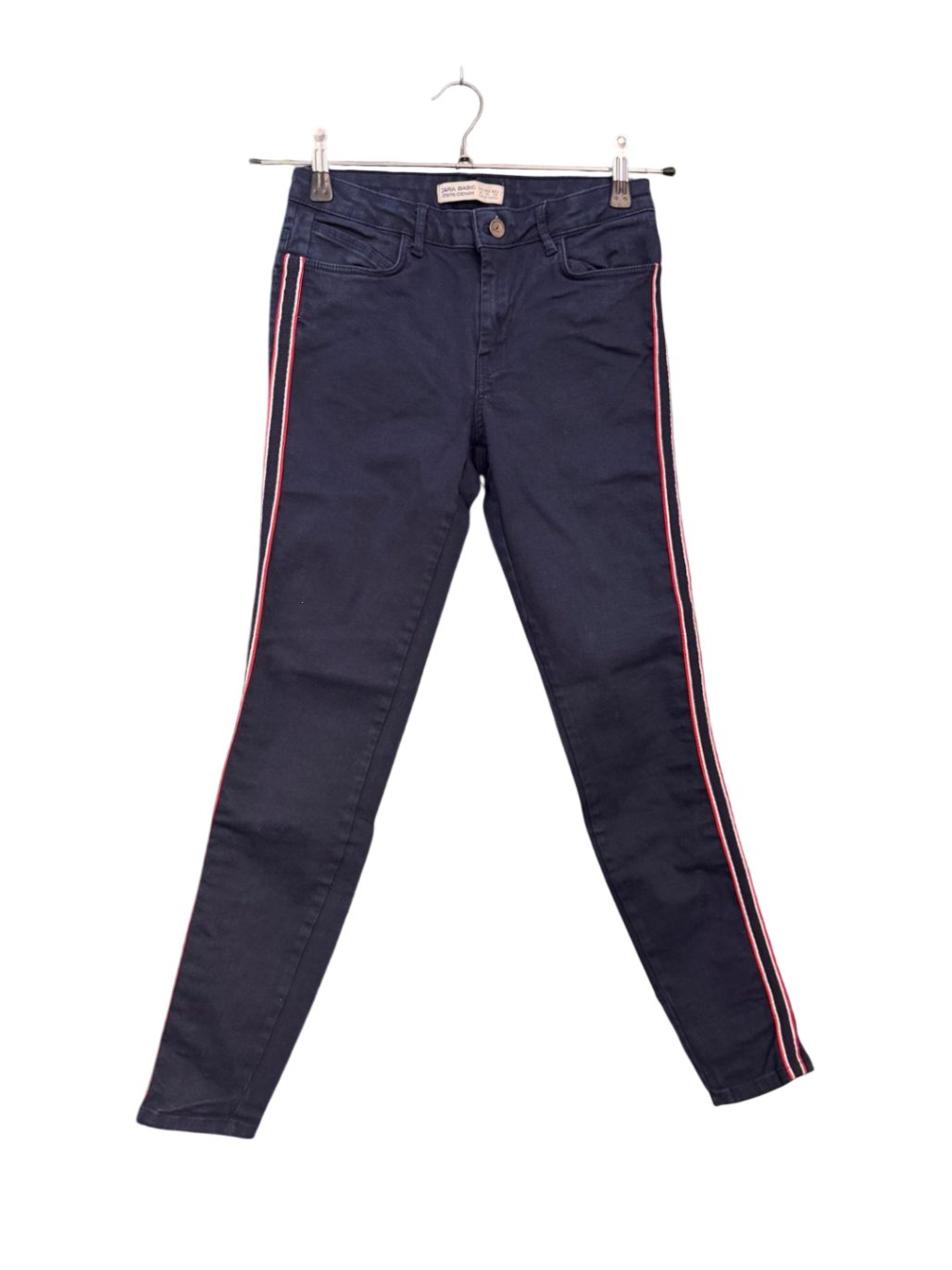 ZARA Jeans Stretch S Marineblau