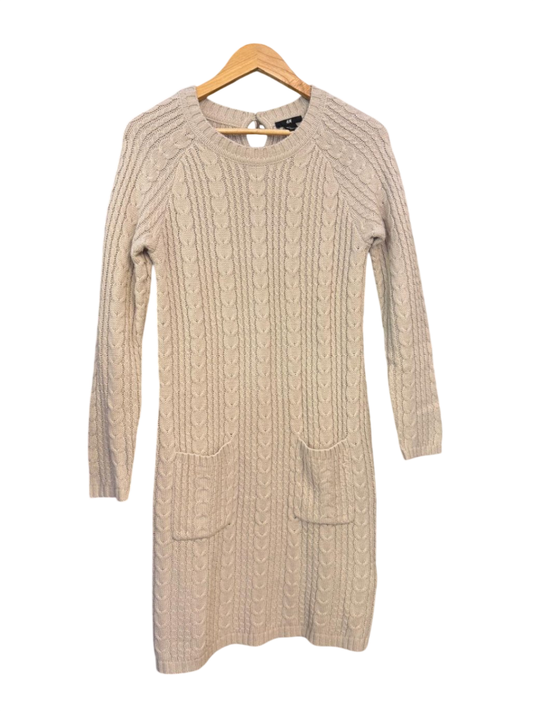 H&M Kleid S Beige