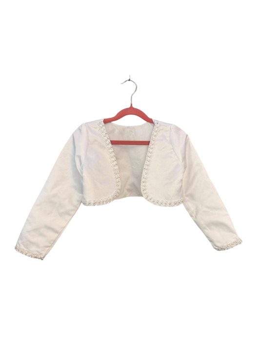 Erstkommunions Bolero 116-122 Weiß