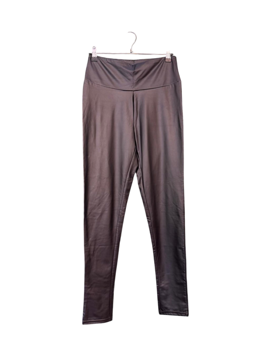 Kunstleder Leggin S Schwarz