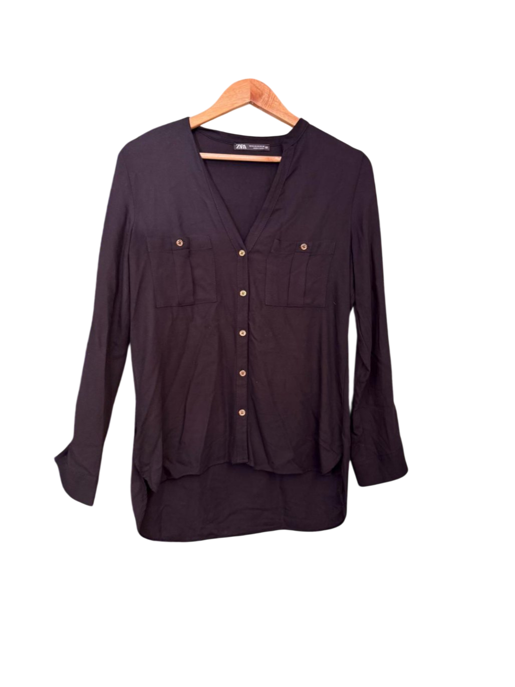 Zara Bluse M Schwarz