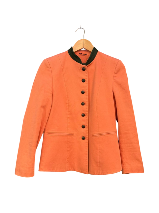 Kaiseralm Damen Trachten Blazer S-M Orange