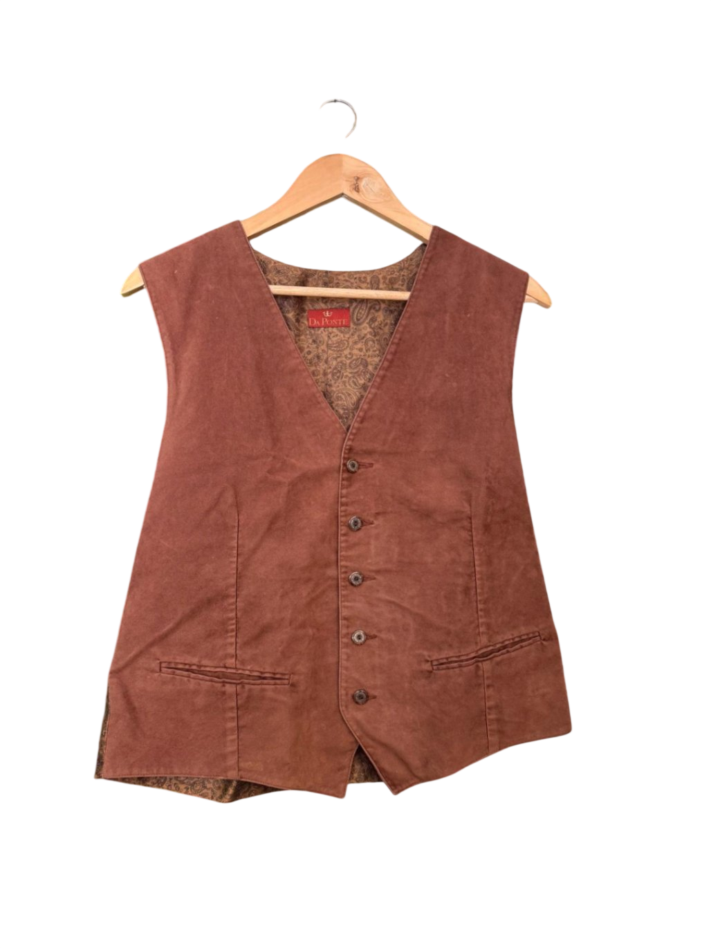 Da Ponte Herren Trachtenweste M-L Braun