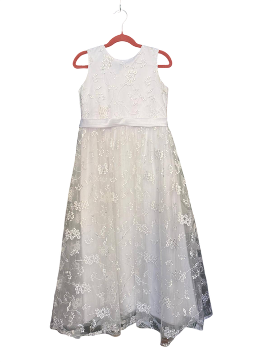Erstkommunions Kleid 128-134 Weiß