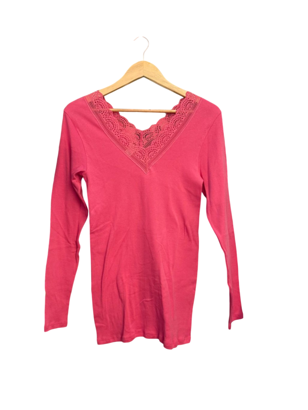 HUBER langarm Shirt 2XL-3XL Pink