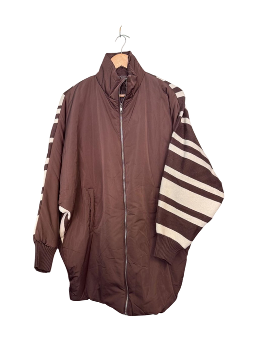 Übergangsjacke XL Braun und Creme