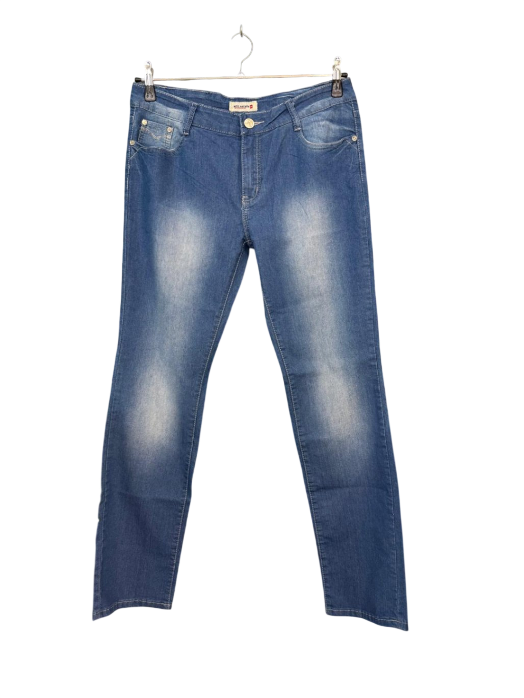 Jeans Stretch L Blau