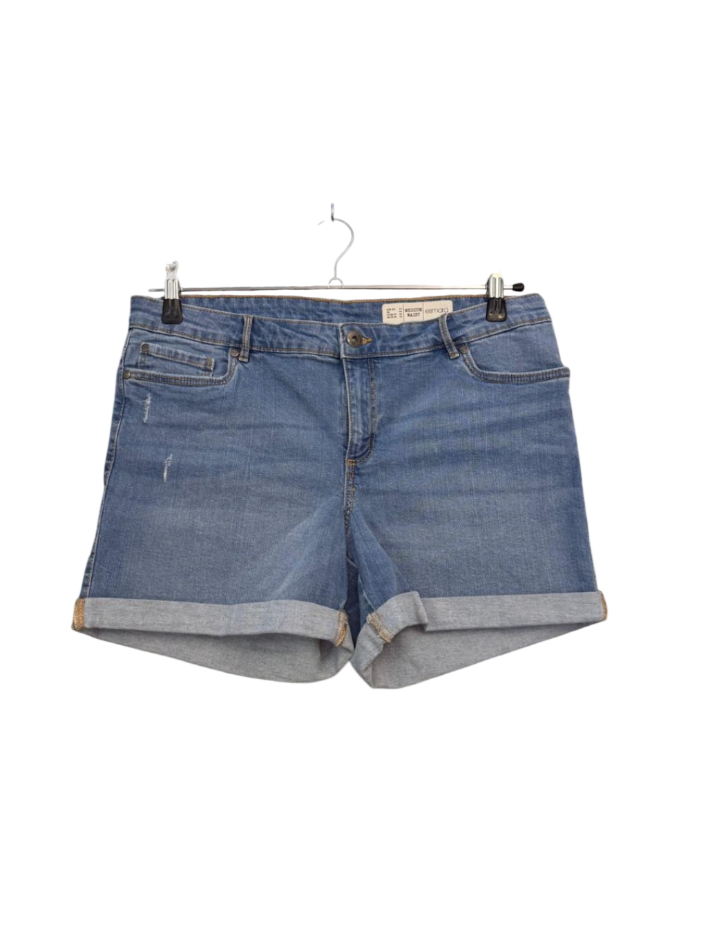 Jeansshort 2XL Blaue Denim