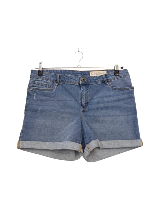 Jeansshort 2XL Blaue Denim