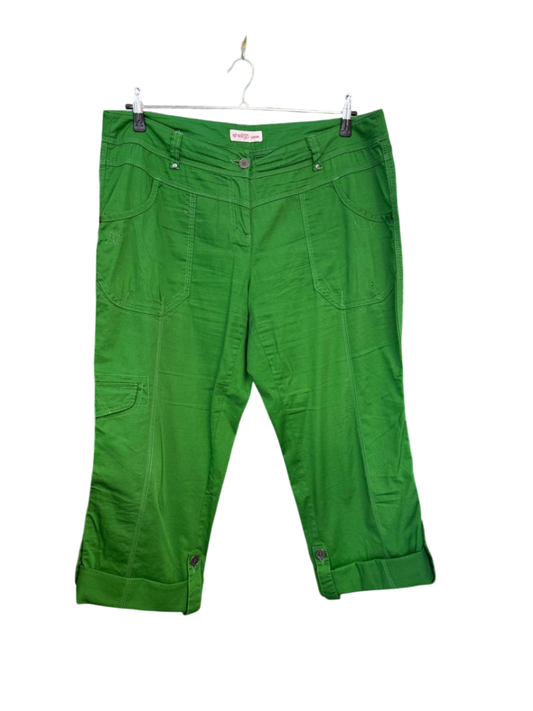 sheego 3/4 Hose 3XL Grün