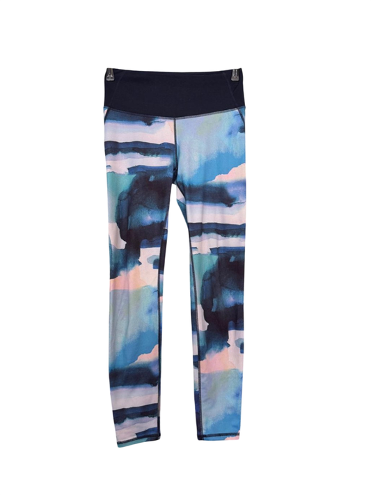 H&M Sport Leggings S Blau, Pink, Schwarz, Weiß, Hellblau, Grün