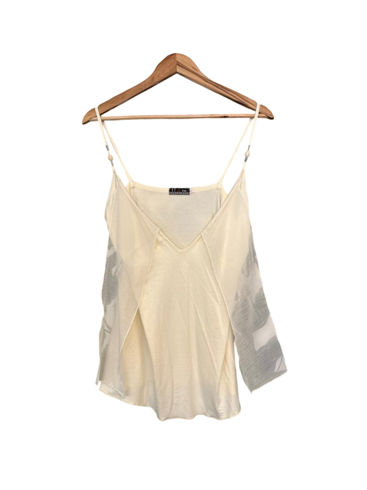 17 & Co Top L Cremeweiß