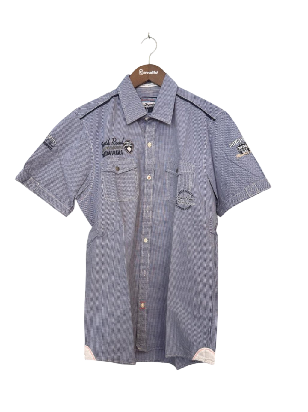Jean Carriere Hemd L Blau