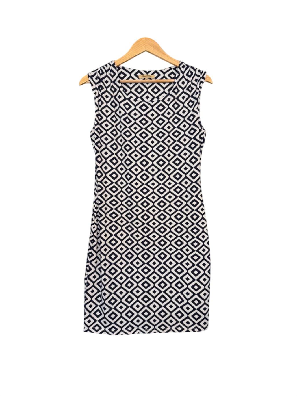 Kleid M Blau und Weiß