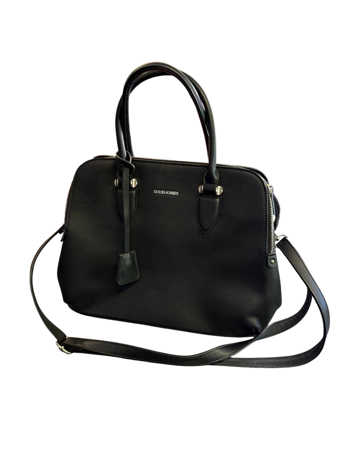 David Jones Handtasche ca. 28 x 36cm Schwarz