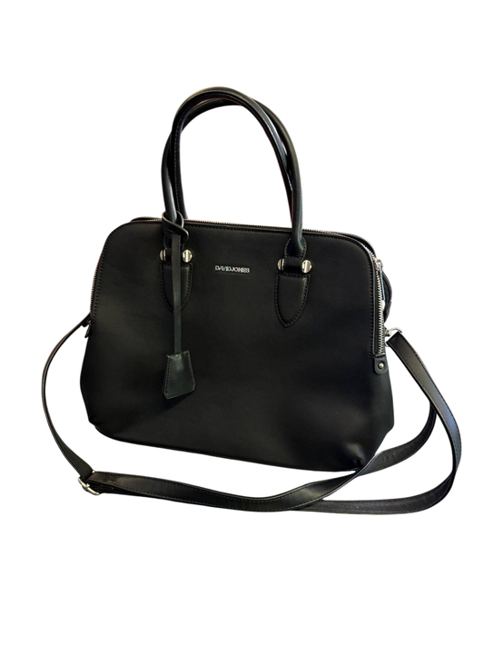David Jones Handtasche ca. 28 x 36cm Schwarz