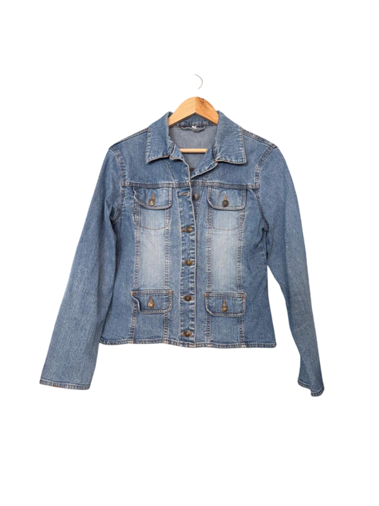 Jeansjacke L Blau