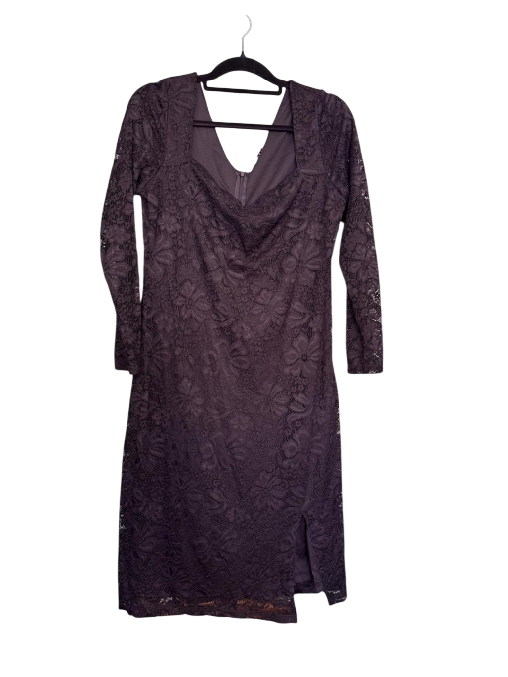 Anna Field Spitze Abendkleid XL Schwarz