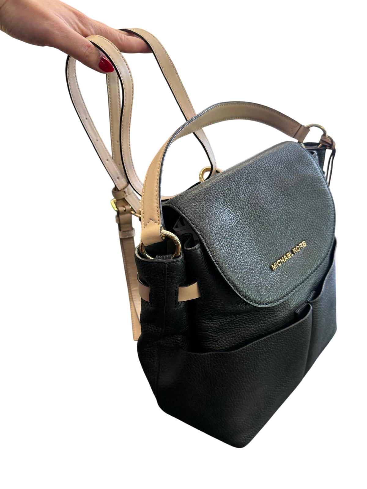 Michael Kors Taschenrucksack ca. 30 x 32cm Schwarz und beige
