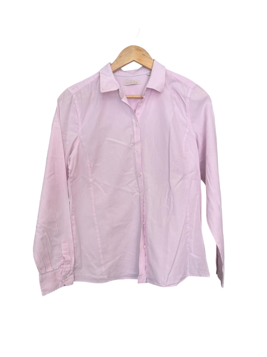 Christian Berg Bluse L Hellrosa