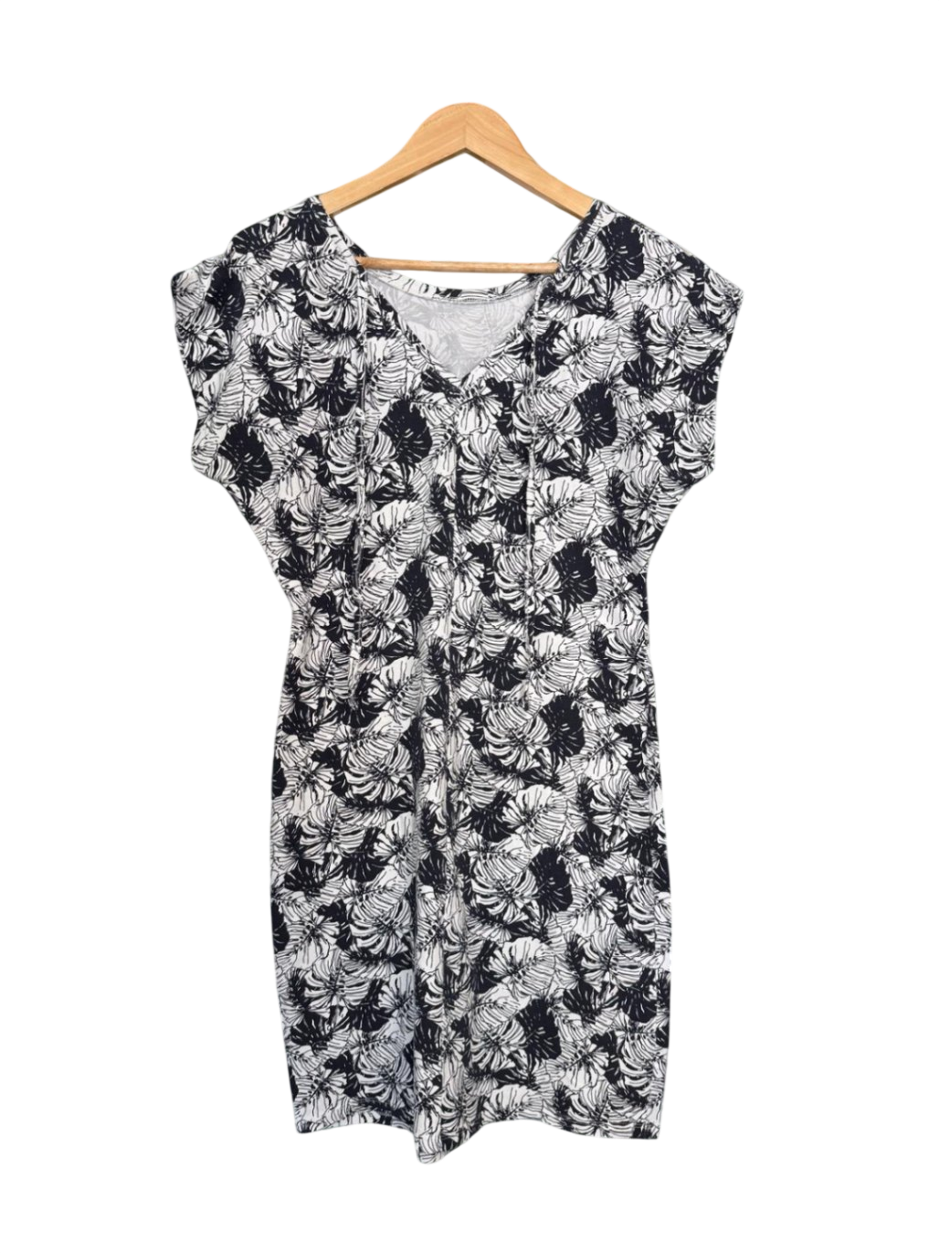 C&A Kleid L Schwarz und Weiß